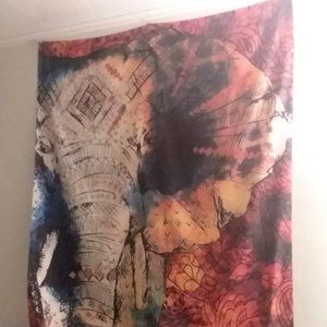 Tribal Elephant Tapestry